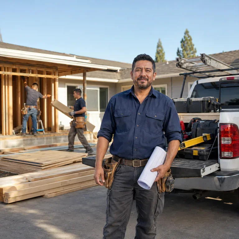 Contractor at work